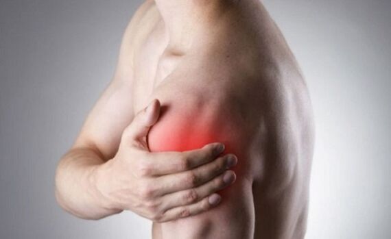 glenohumerale artritis als oorzaak van rugpijn onder het linkerschouderblad